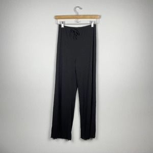 Kathy Ireland Black Wide Leg Pants Small